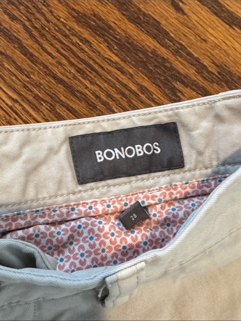 Bonobos Mens Light Chino Shorts - Picture 3 of 4